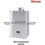 Rinnai REP160iN Smart-Circ Non-Condensing Natural Gas Tankless Water Heater with Built-In Recirculation Pump 160,000 BTU - view 3