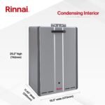 Rinnai RSC199eN Smart-Circ Condensing Gas Tankless Water Heater 199,000 BTU - view 3