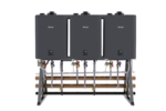 Rinnai TRS03ILCXIN commercial freestanding rack systems 597,000 BTU 3-unit