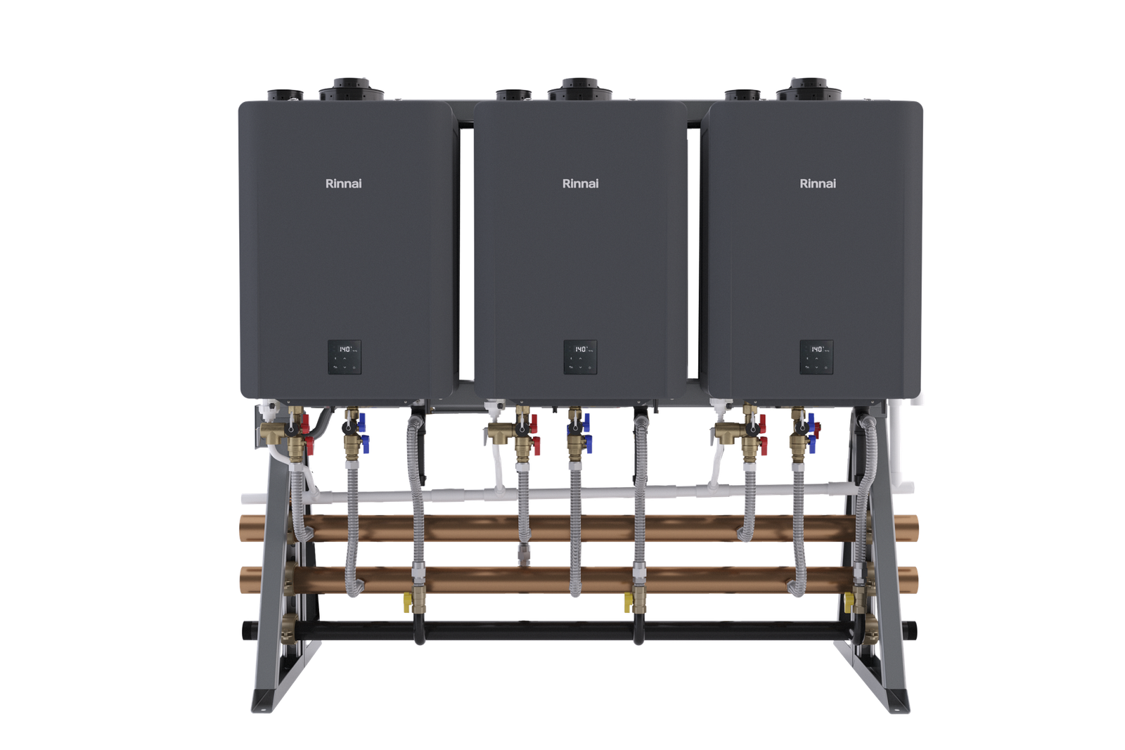 Rinnai TRS03ILCXIN commercial freestanding rack systems 597,000 BTU 3-unit Rinnai TRS03ILCXIN commercial freestanding rack systems 597,000 BTU 3-unit